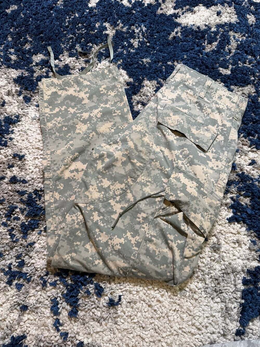 US Military ACU Army Combat Uniform Digital Camouflage Cargo Trousers